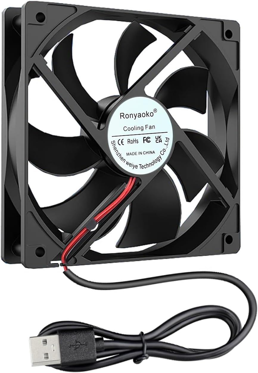 upHere Long Life Computer Case Fan 120mm Cooling Case Fan for Computer ...