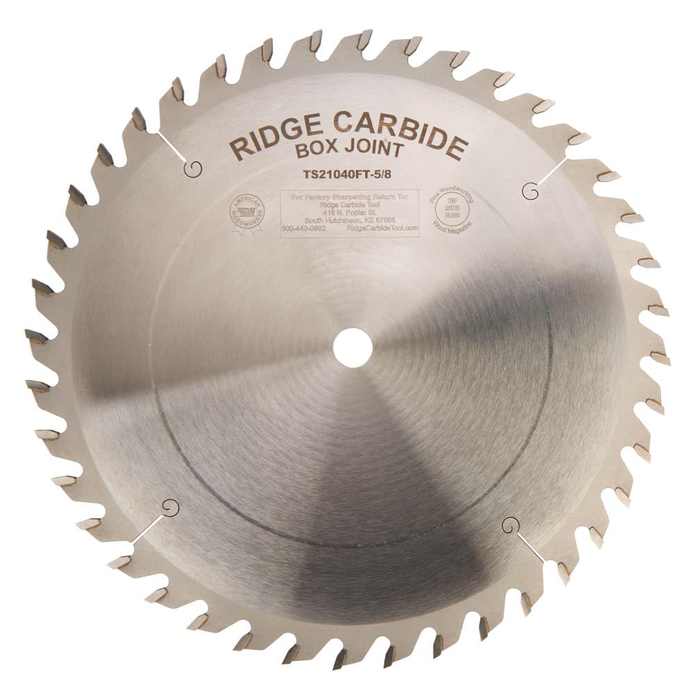 Rigid Carbide Ts2000 Flat Top Box Joint Blade 10