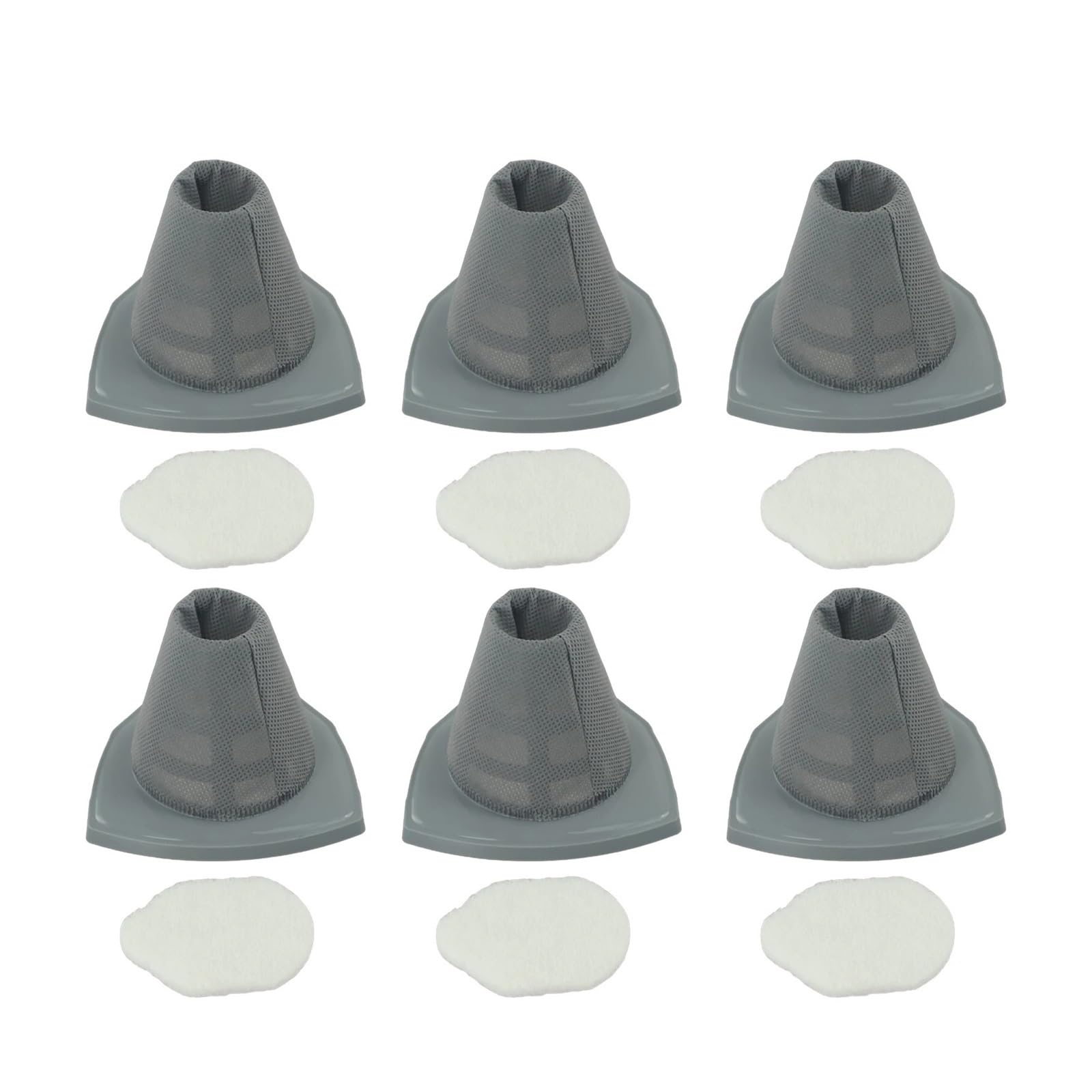 RHOBYXONZ Replacement Filtration Media, Compatible For NES, Vacuum Cleaner Accessories(6 PACK)