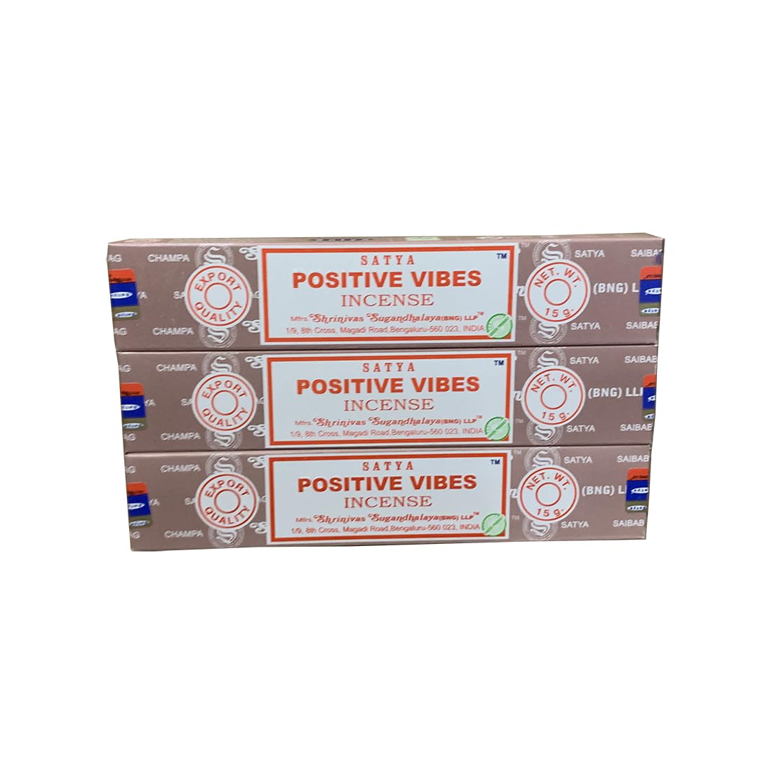 Giftlocaluk Uplifting Citrus, Mint, And Green Notes Satya Positive Vibes Incense Sticks – Uplifting Citrus-Floral Blend For Happiness & Energy (Pack Of 3 X 20 Sticks)