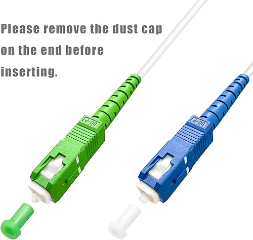 Miniatura 4 de Cable de conexión de fibra óptica SM SCUPC a SCAPC, cable de conexión blindado de un solo modo, cable de conexión óptico de puente de fibra óptica -