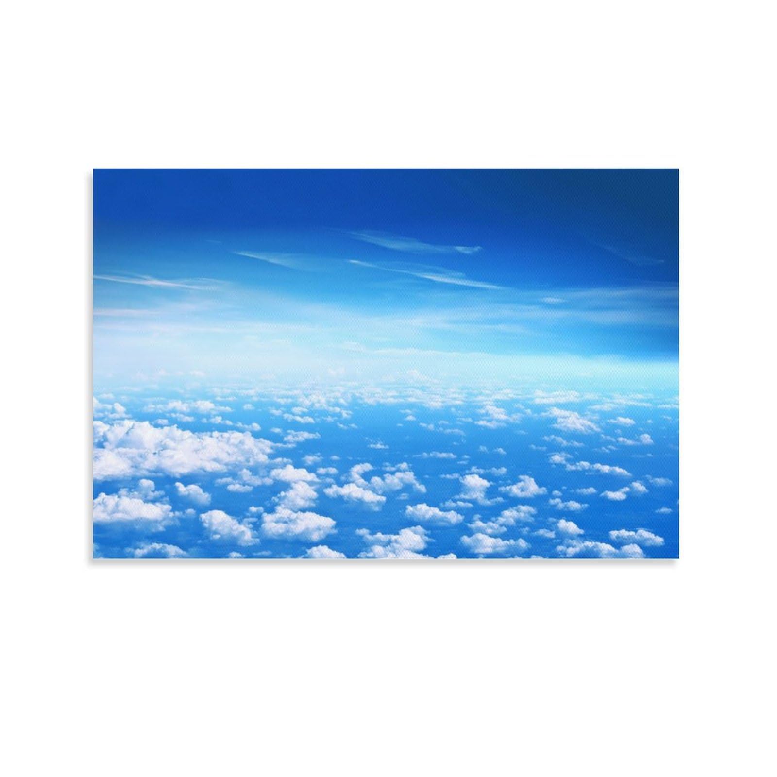 Amazon.co.jp: 美しい雲、青い空、白い雲 の 写真 絵画 インテリア