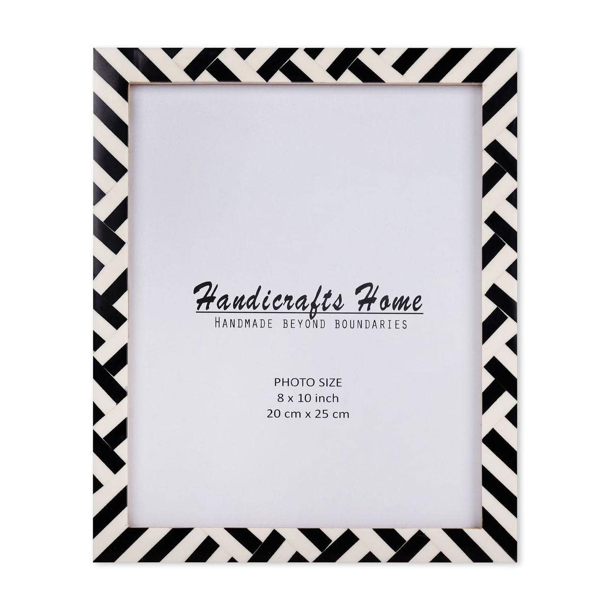 Handicrafts Home 8x10 Picture Frames - Vintage Style Wall Hanging & Desk Décor, Farmhouse Photo Frames, Living Room, Office & Home Décor, Small Picture Frame for Diploma & Wall Decor, Avant Coco