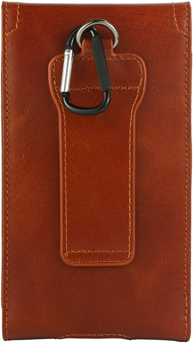 Get Special Price Genuine Leather Cell Phone Holster Magnetic Cover Belt Clip Pouch Compatible for iPhone 12 Pro Max, 11 Pro Max, 13 Pro Max, Belt Loop Pouch Bag for S20 Plus S10 Plus S9 Plus, Brown 🔥 Cashback up to 70% Genuine Leather Cell Phone Holster Magnetic Cover Belt Clip Pouch Compatible for iPhone 12 Pro Max, 11 Pro Max, 13 Pro Max, Belt Loop Pouch Bag for S20 Plus S10 Plus S9 Plus, Brown