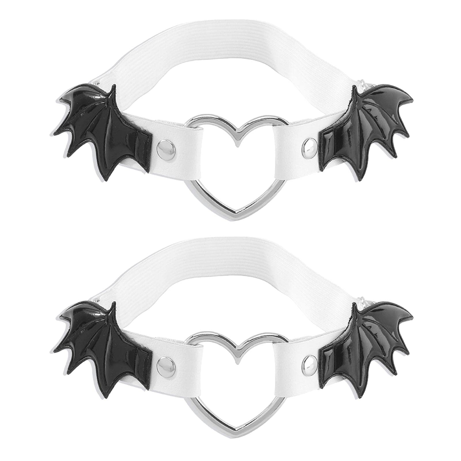 nivaa Hollow Heart Leather Leg Garter Leg Harness Belt Stretch Adjustable Leg Ring-picture-36