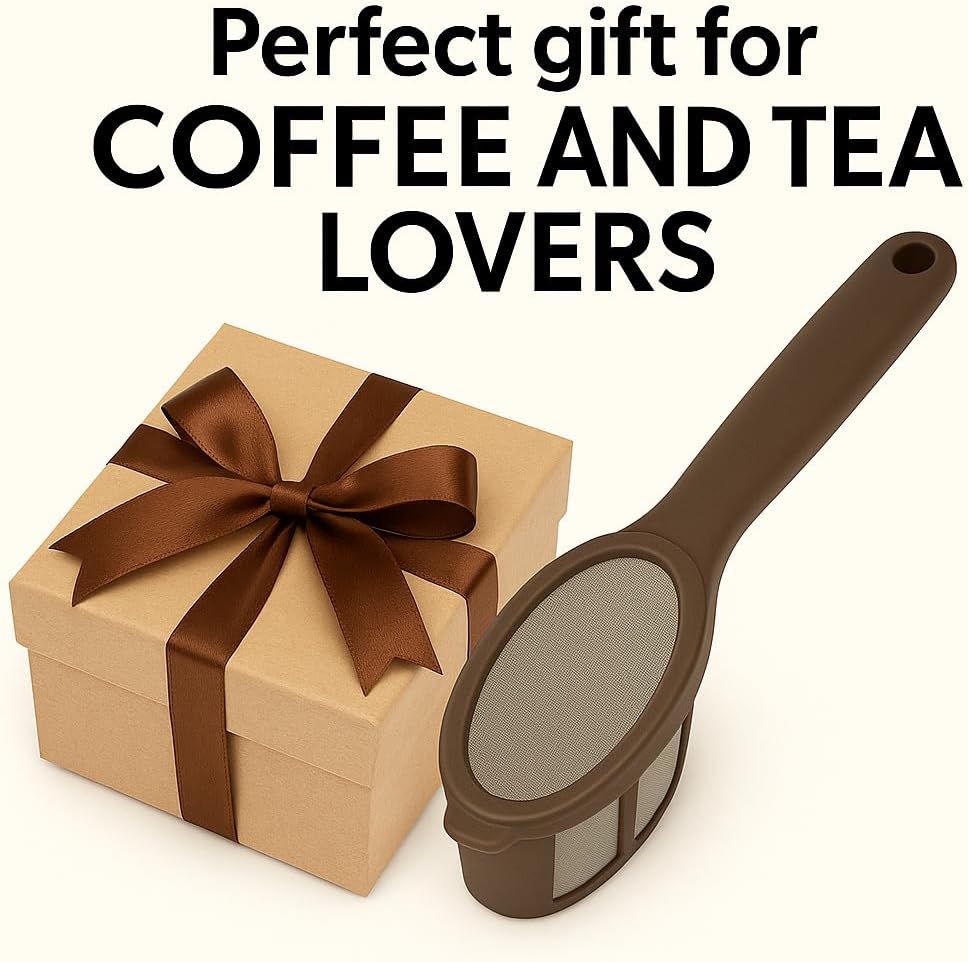 2 Pack Coffee/Tea Brew Stick Infuser – Single Cup Reusable Filter Spoon with Fine Mesh, BPA-Free, Easy Swivel Top – 5.25" Long Portable Coffee Maker for Travel, Work & Home image 7 of 7 B0FGKVQS8W