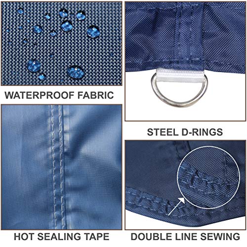 Image of ABCCANOPY Replacement Canopy Top for Pop Up Canopy Tent (10x15, Navy Blue)