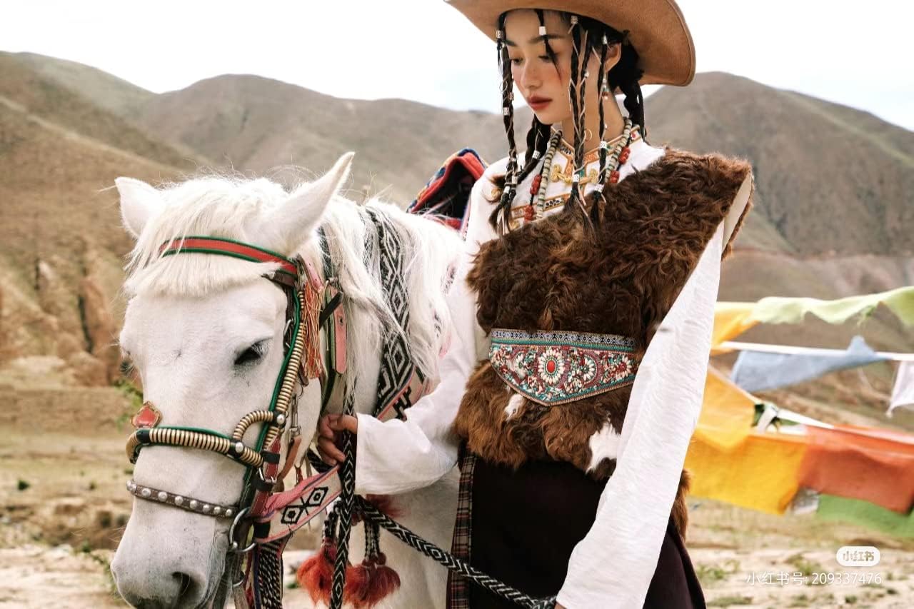 idealway Bohemian Women Belts Wide Stretch Elastic Waist Cinch Belt Handmade Beaded Flower Adjustable Belt for Dresses - Image 2