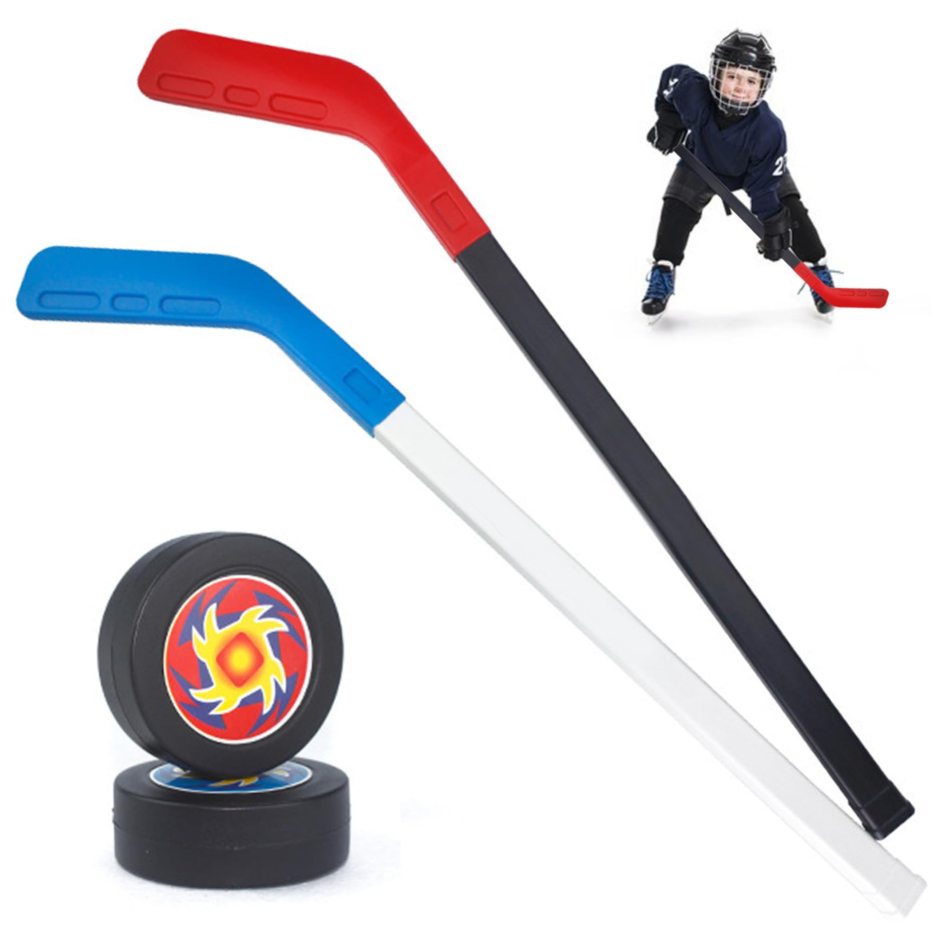 Ensemble de Hockey pour Enfants PP avec 2 Bâtons et 2 Balles