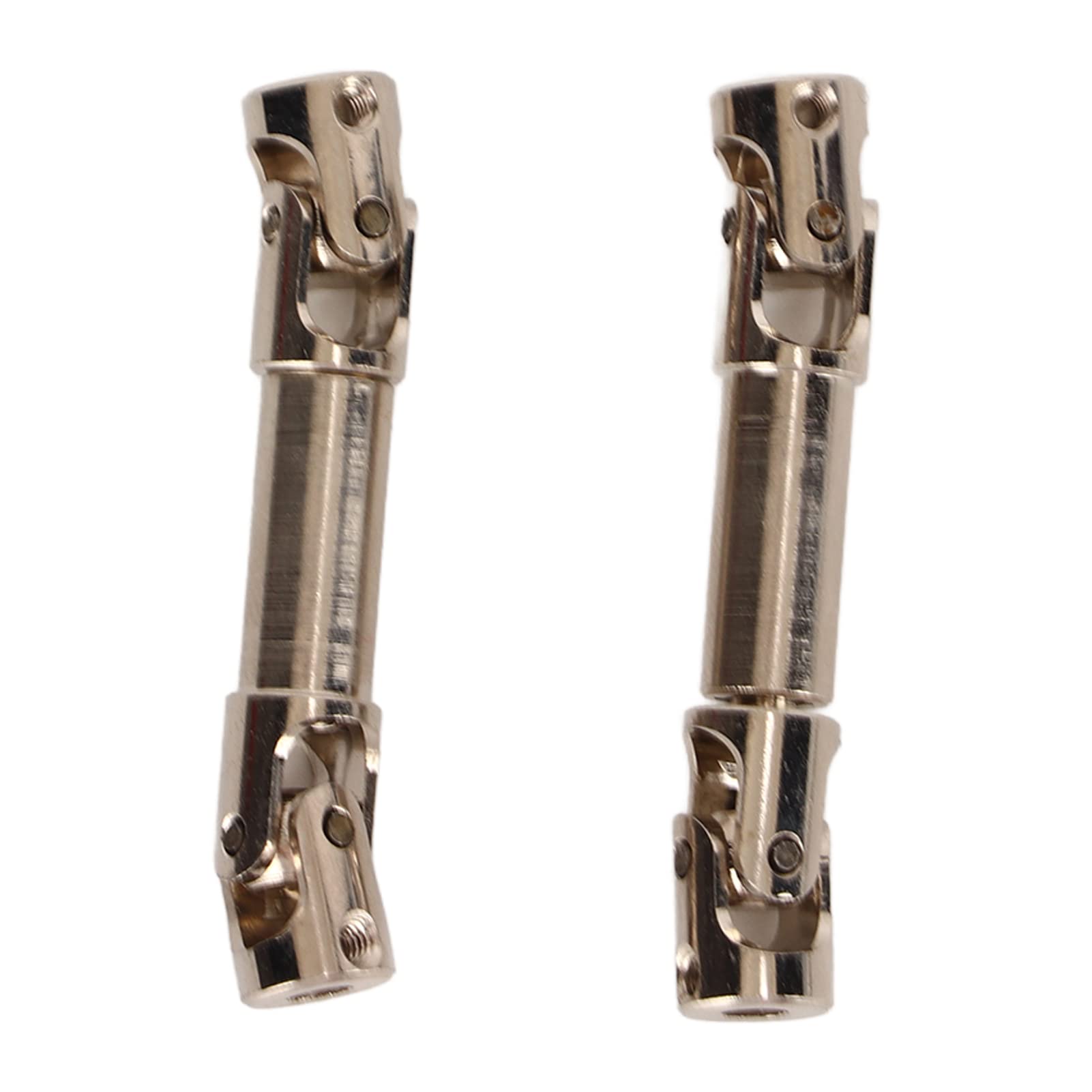 Zerodis RC Drive Shaft Efficient Smooth Performance Upgrades Parts for FMS FCX24 1/24 Climbing Car, Silver Steel 2Pcs