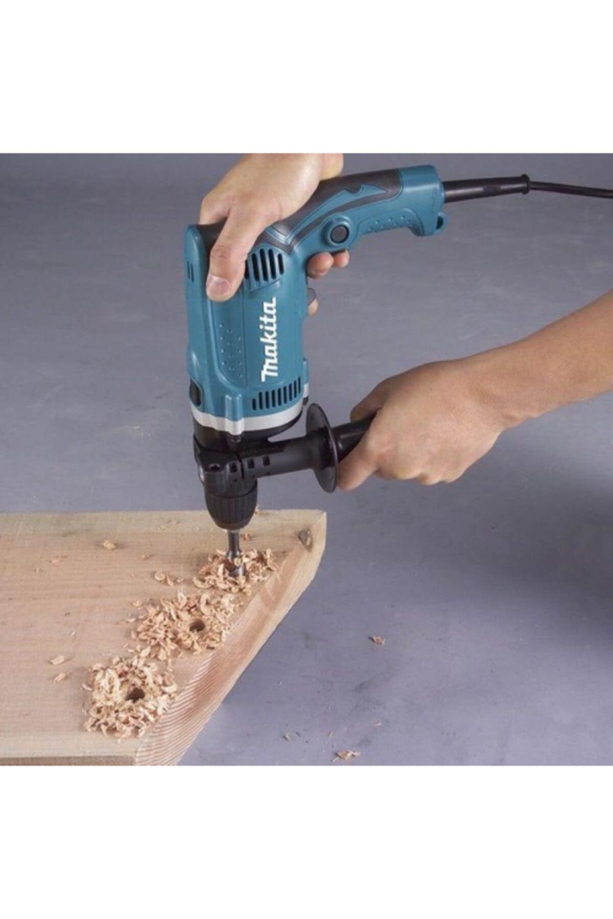 Makita Hp1631 Wiertarka Udarowa, 710 W, 230 V, Czarny/Turkusowy