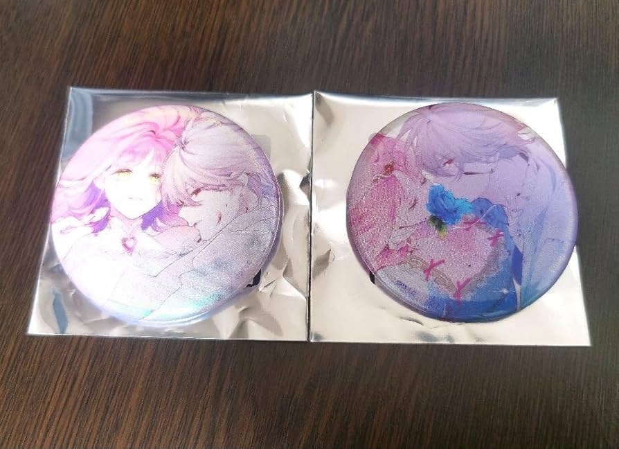 缶バッジ 花秘める君のメテオール 花メテ ラビ ステラ ポップアップ 花