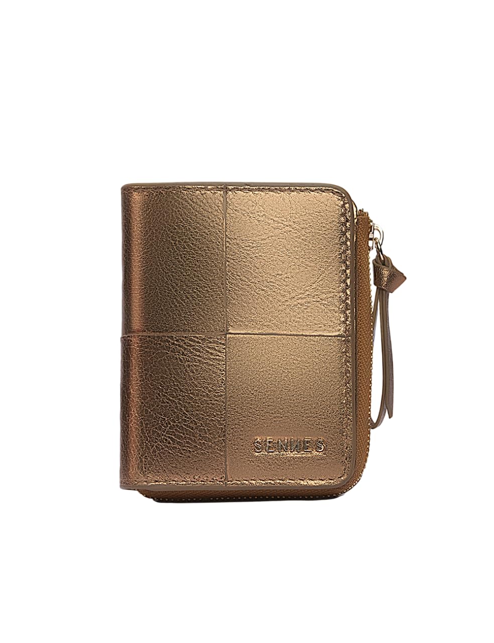 Women's Wallet, Slim Design with Multiple Card Compartments and Cash Section, Suitable for Travel and Everyday Carry_Dull Gold-image-43