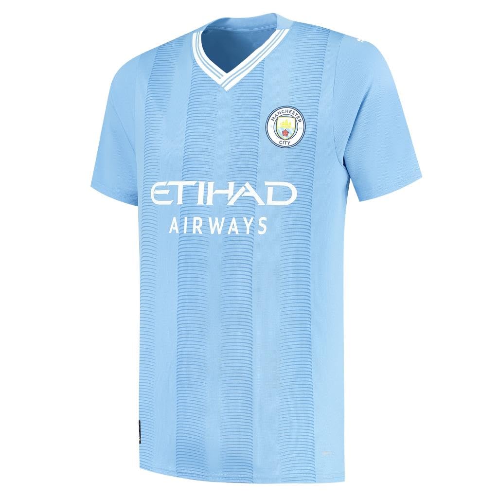 Manchester City 23/24 De Bruyne Yetişkin Forması L Mavi : Amazon