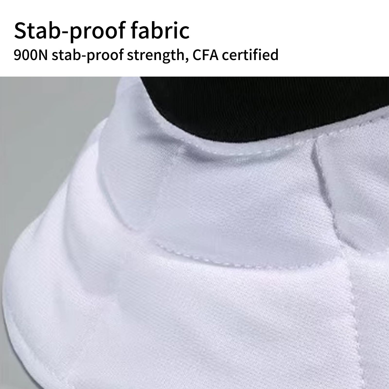 Maschera per recinzione, protezione per recinzioni, casco da recinzione Epee, tessuto a prova di pugnalata 900N con fodera rimovibile a copertura completa, maschera per recinzione certificata CFA da