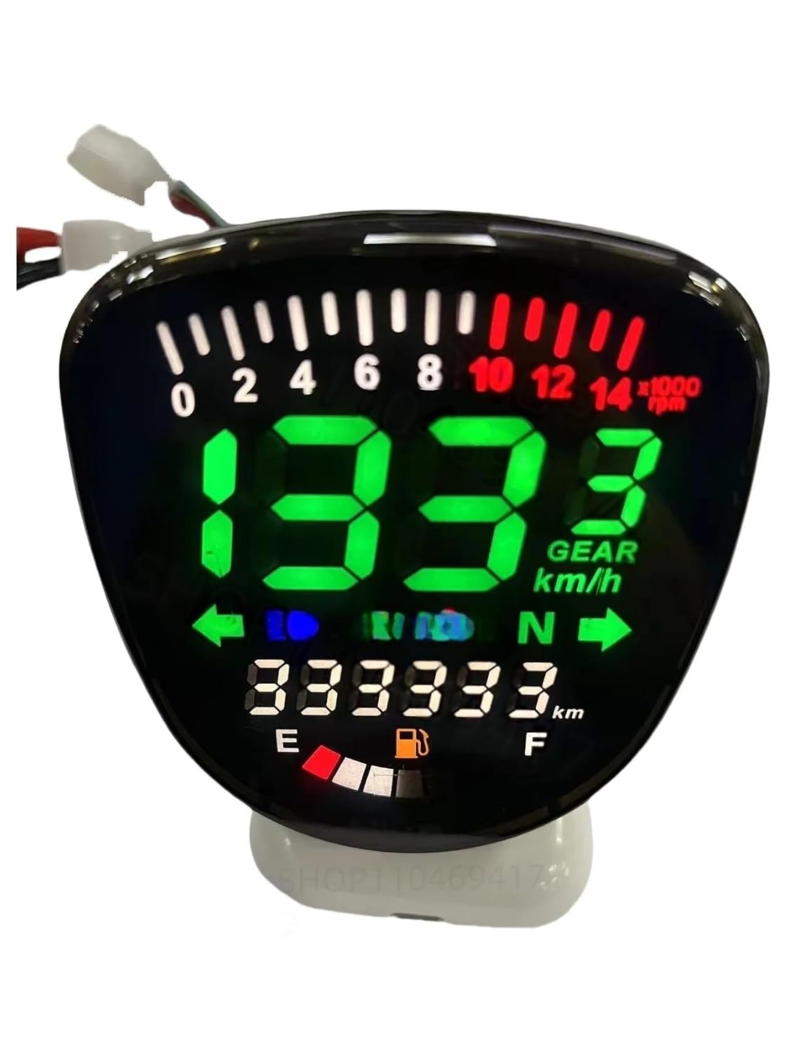 Motorcycle Digital Meter Motorcycle Speed Meter Tachometer Odometer Assembly Digital Gauge Meter Panel for Super Cub C50 C70 C90