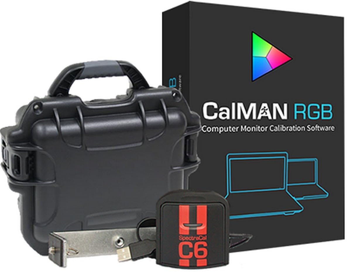 SpectraCal CalMAN RGB Bundle Monitor Calibration Software with C6 Colorimeter