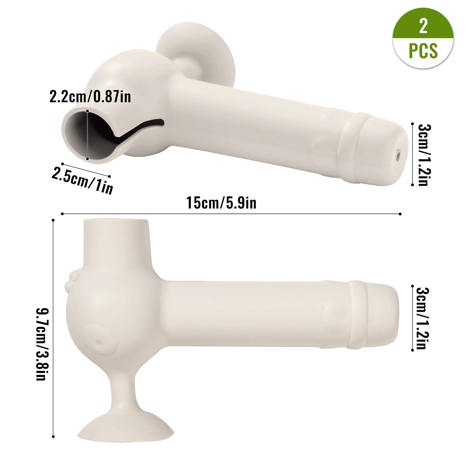 Trgriff Schutz Silikon Saugnapf-Modell Cubierta de Perilla de Puerta Protectores de Manija de Puerta con Diseño Ventosa Manija de la Puerta a Prueba de Niños