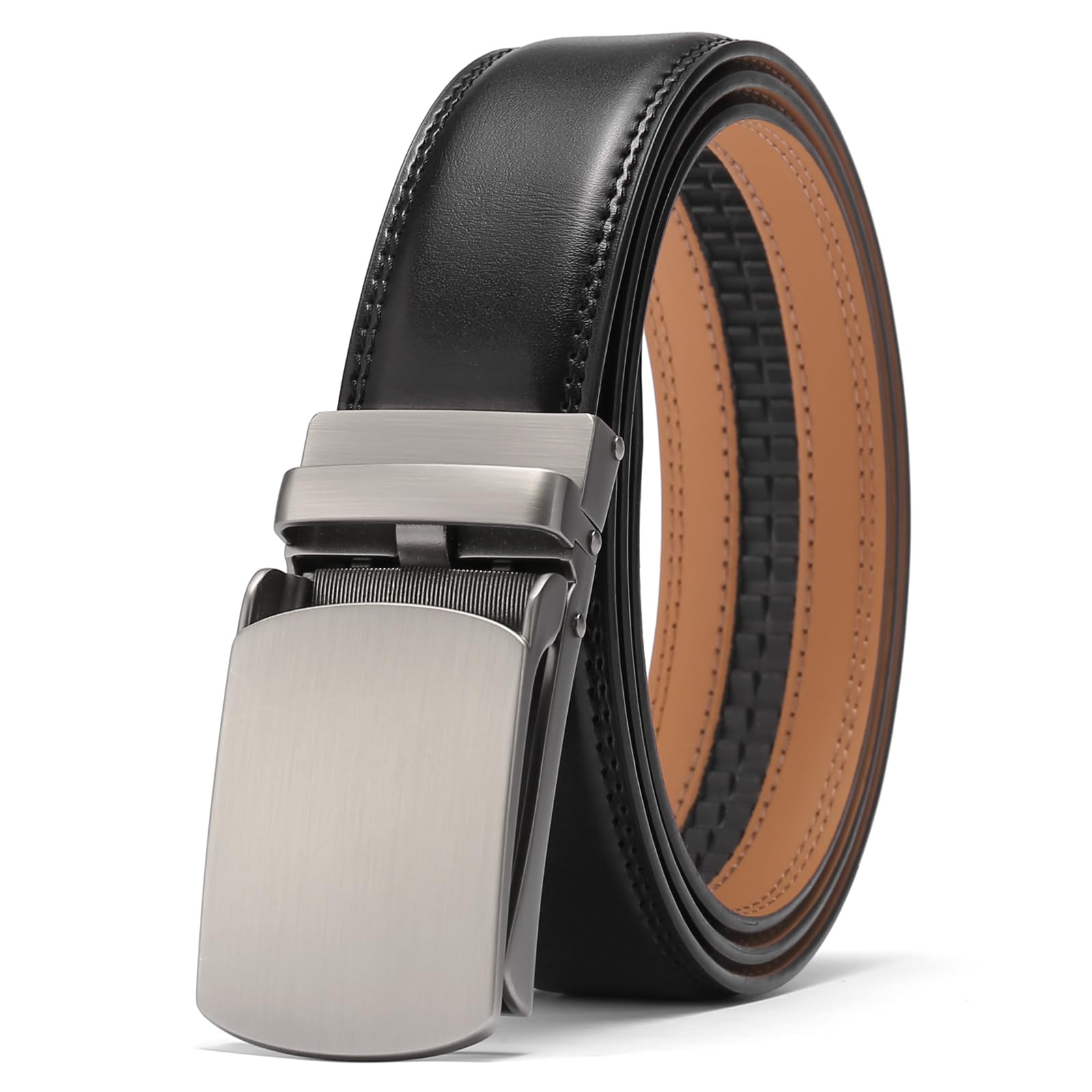 SENDEFN Gürtel Herren, Ledergürtel herren Ratsche Automatiks