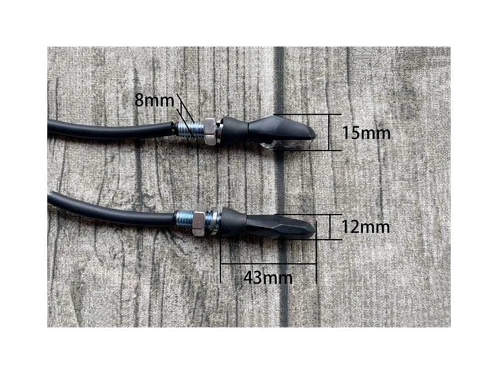 indicatori di direzione, Indicatori Di Direzione A LED Generali Per Mini Moto 12V Indicatori Per Moto Luci Mark Accessori Per Luci Moto