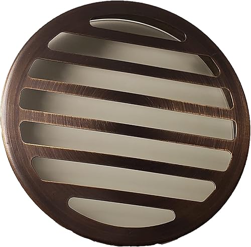 Miniatura 2 de Ironsmith Lighting Products PAR36  Kit de cubierta decorativa de latón macizo para pozo en el suelo  (1) vidrio transparente  (1) vidrio esmerilado