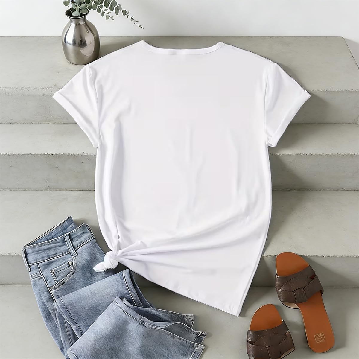 Camiseta de manga corta para mujer — view 5