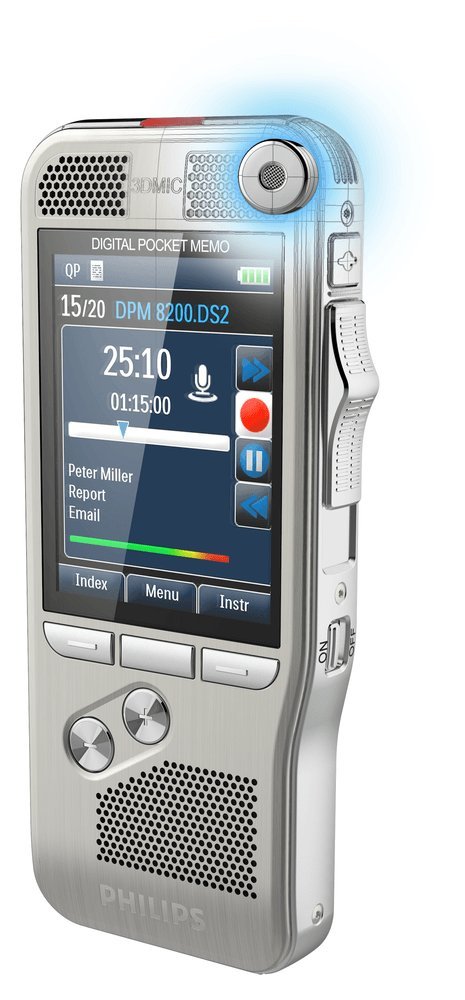 Philips Pocket Memo Diktiergerät DPM8000 ohne Software