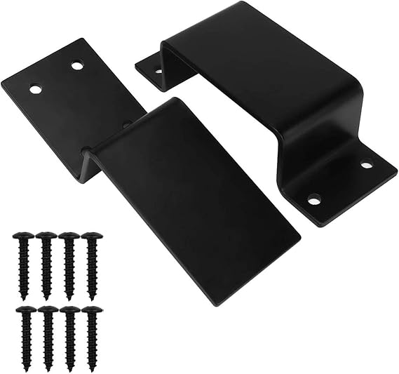 Heavy Duty Door Barricade Brackets Door Security Bar Holder Brackets