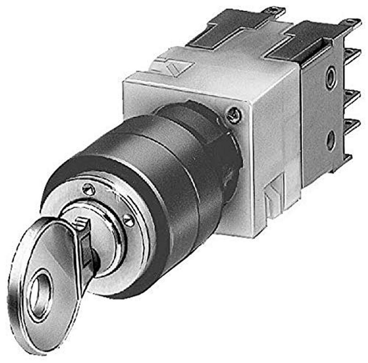 Interrupteur-contact avec clé Siemens 2 positions pour verrouillage sécurisé