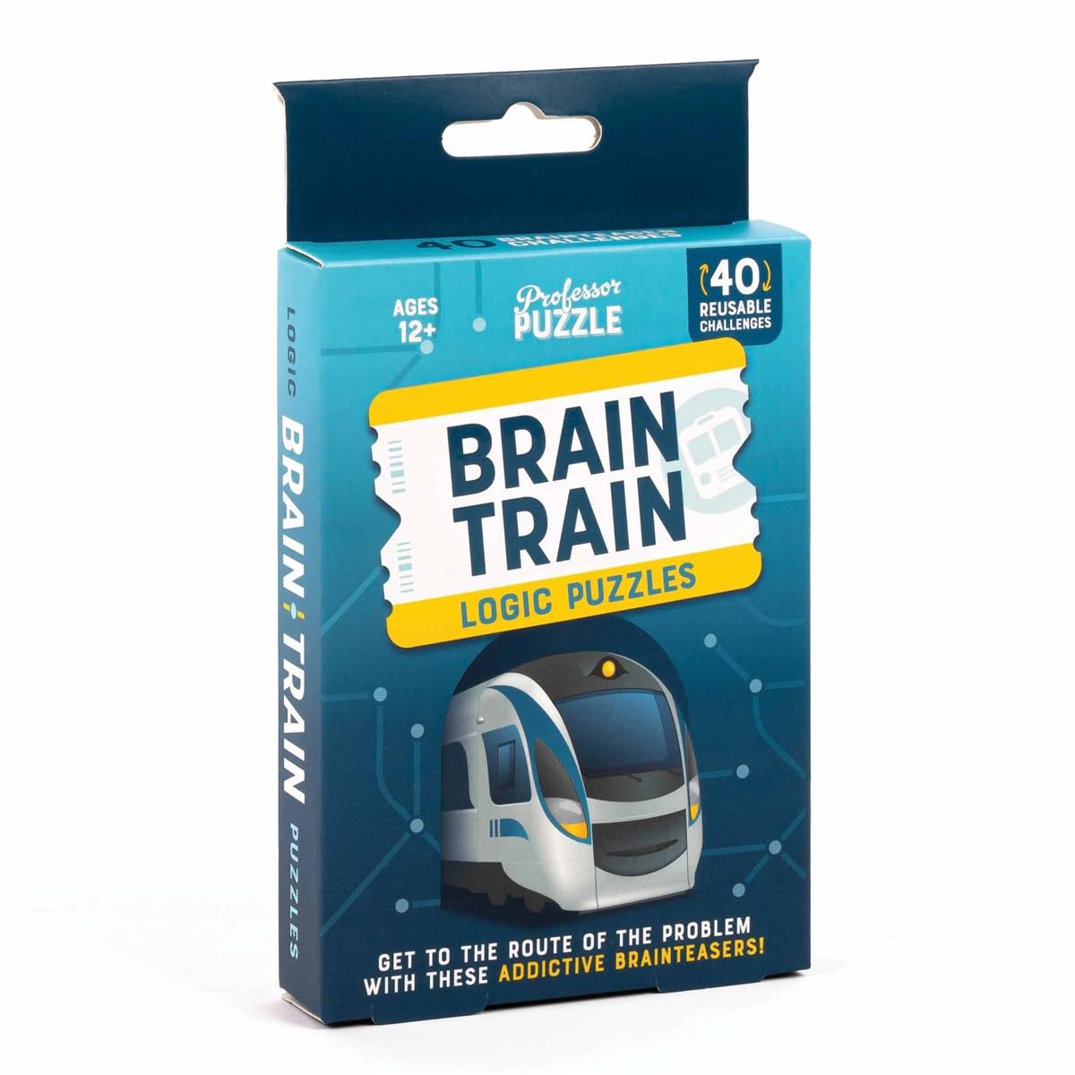 Brain Train Logic Puzzles, Board & Card Games, Entertainment, Gift