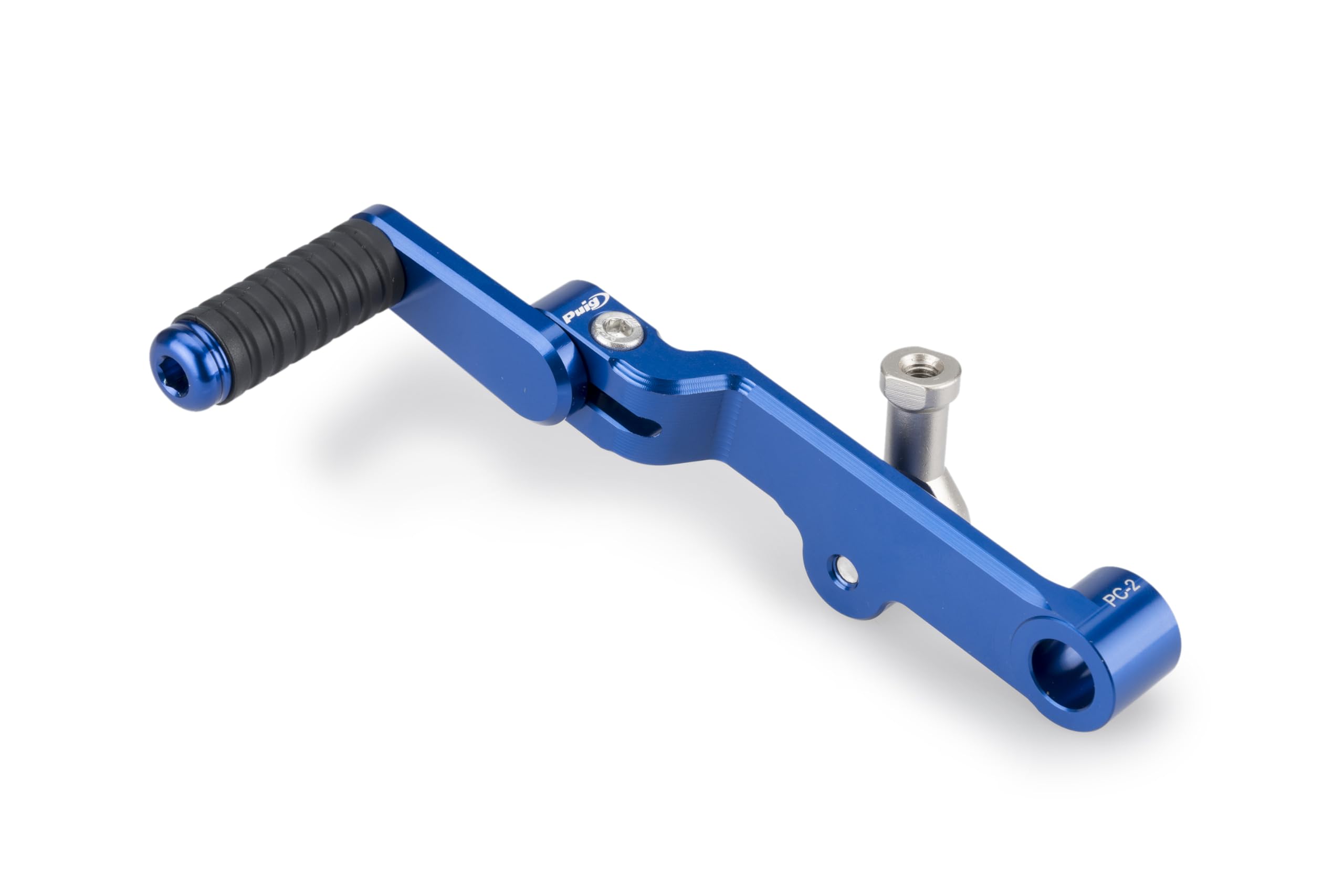 Puig 21779A Gear Shift Lever - Sporty Design, Ergonomics, and Personalized Adjustment, Blue