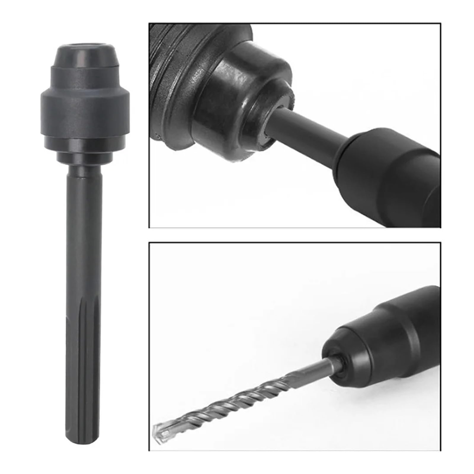 Adaptador de mandril SDS MAX a SDS PLUS, convertidor de brocas, herramienta de taladro de martillo, adaptador de conexión, convertidor, accesorios de herramientas eléctricas