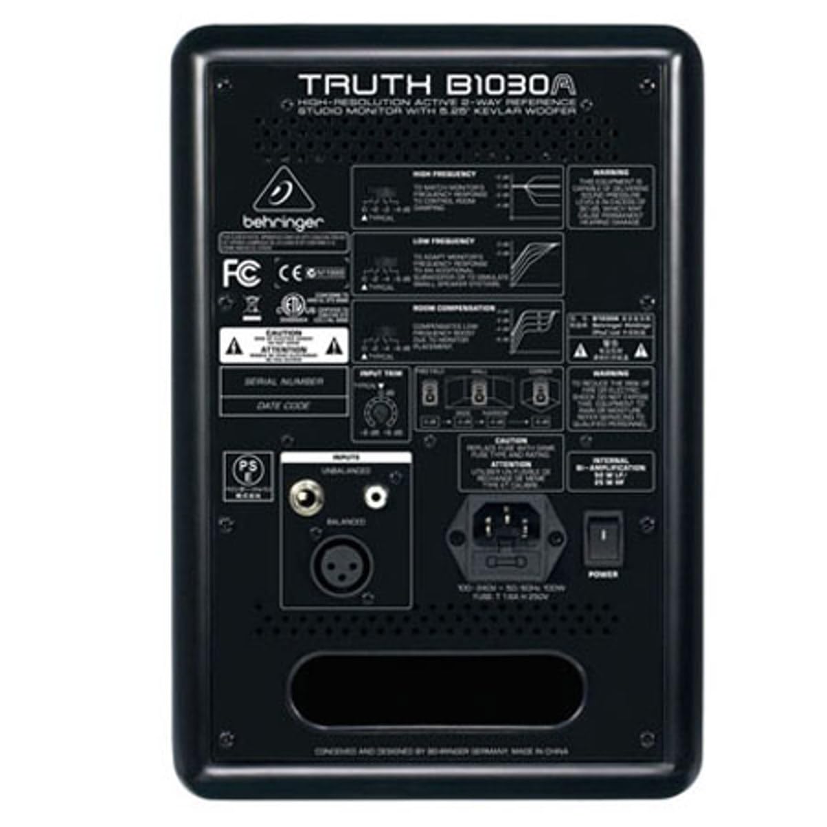 Amazon.com: Behringer Truth B1030a High-Resolution, Active 2-Way 