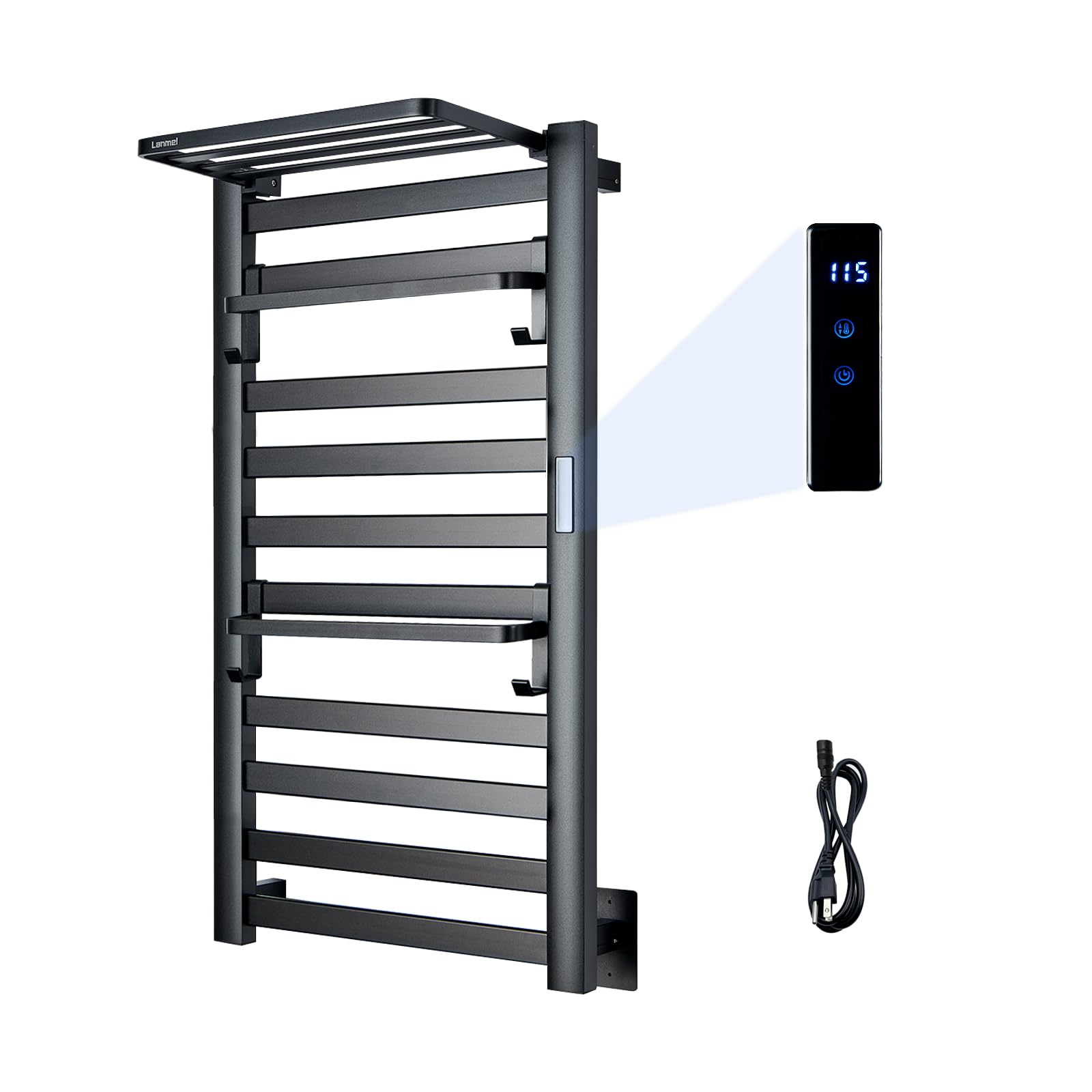 LANMEL 2-in-1 Towel Warmer Rack