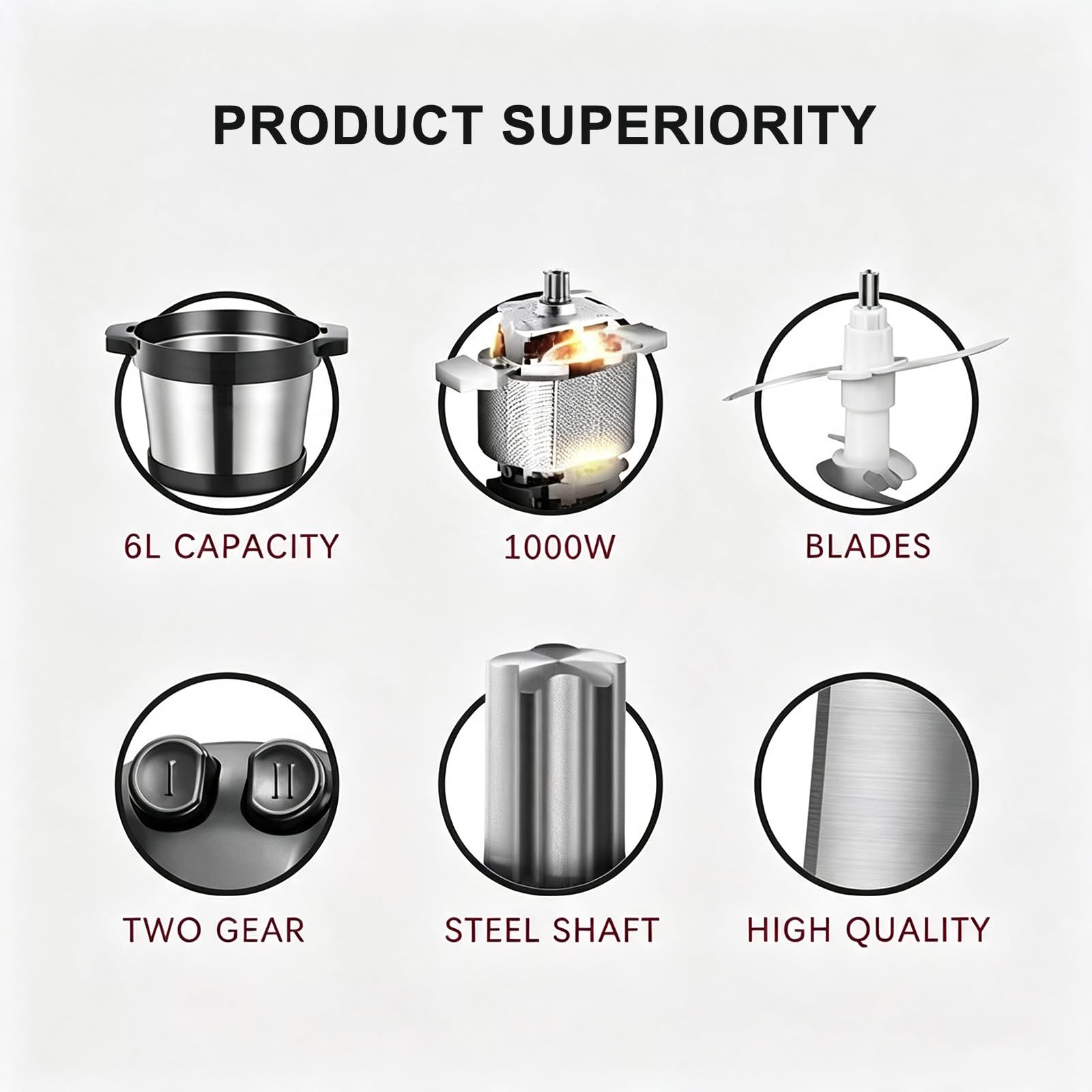Robot Da Cucina Swallow Maker Da 1000 W, Robot Da Cucina Elettrico Automatico Da 6 Litri, Macchina Per Cucinare E Pestare, Macchina Per Patate Dolci Pestate In Acciaio Inossidabile, Per 3-4