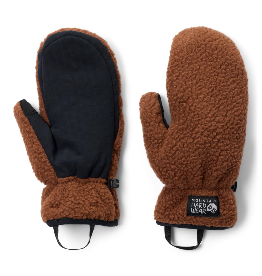 Mountain Hardwear mens Hicamp Fleece Mitt, Cocoa Brown, Large