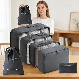 6 Pack Moving Bags, Storage Bags Storage Totes for Clothes, Moving Supplies, Space Saving Oversized Storage Bag Organizer for Moving, Traveling,Bedrooms, Closets,Blankets.White