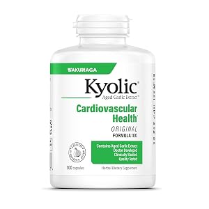 Kyolic Aged Garlic Extract Formula 100 Cardiovascular Health 300 Capsules