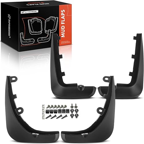 Miniatura 9 de A-Premium Juego de 4 solapas de barro, protectores contra salpicaduras, guardabarros con kits de accesorios compatibles con Volkswagen Beetle