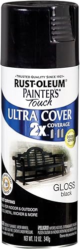 Rust-Oleum Pintura en aerosol Painter's Touch Ultra Cover Satin Midnight Blue de 12 onzas