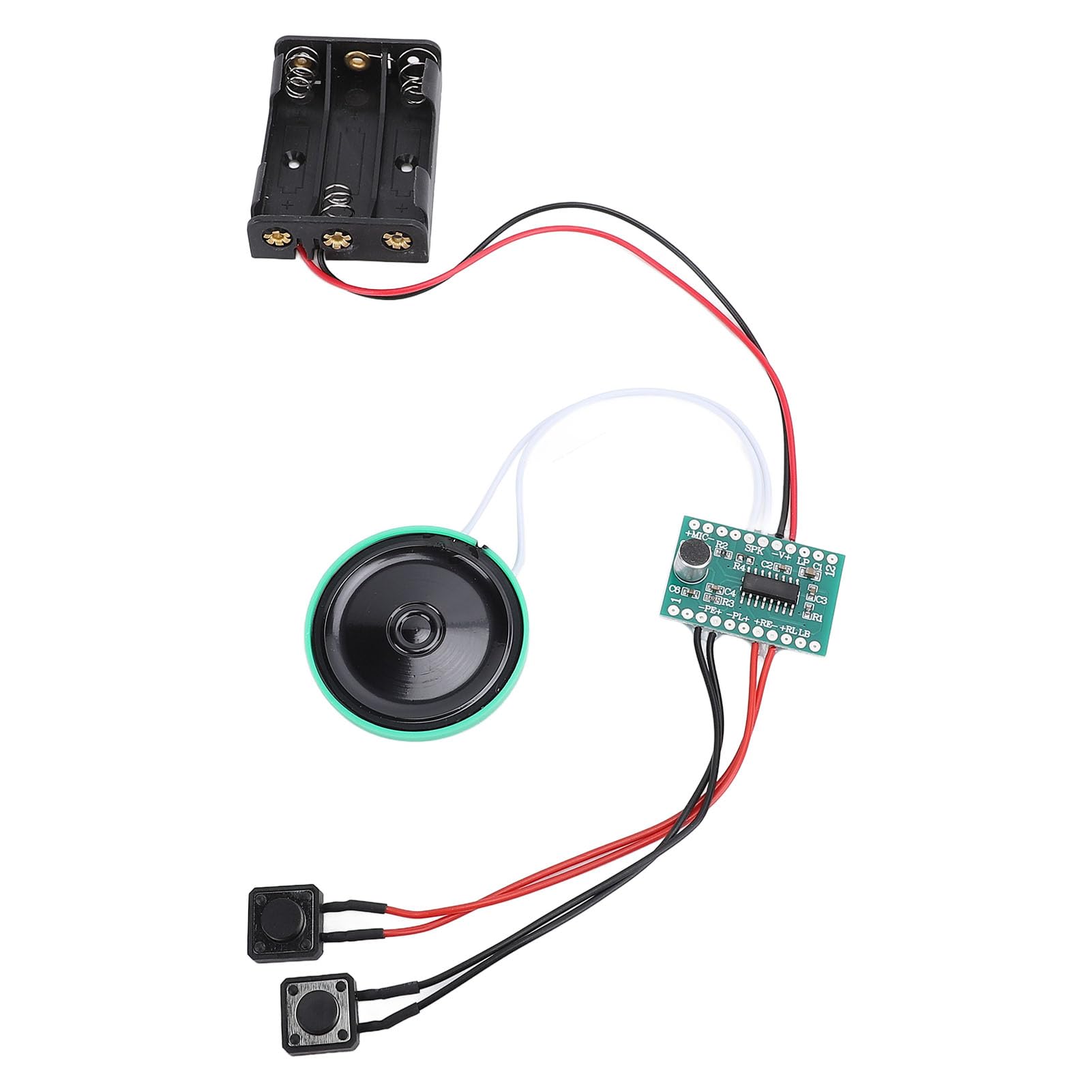 Greeting Cards Recordable Voice Module Single Play 60S Recording Time Card Recording Sound Chip 10cm Wire