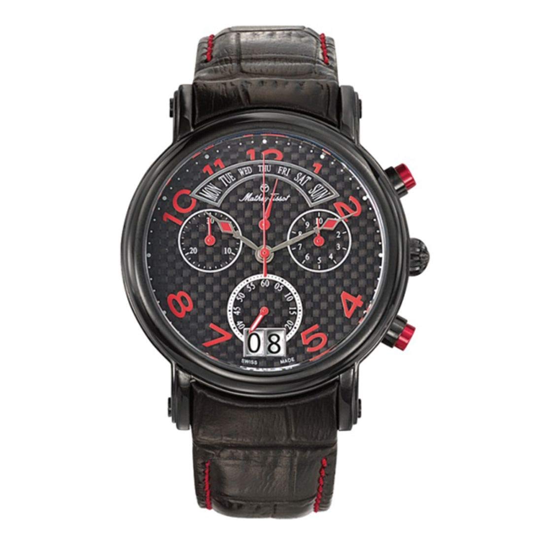 Mathey-Tissot Leather Analog Black Dial Mens Watch-H7030Rso_A, Band Color-Black (B08CM27TD2) Amazon Price History, Amazon Price Tracker