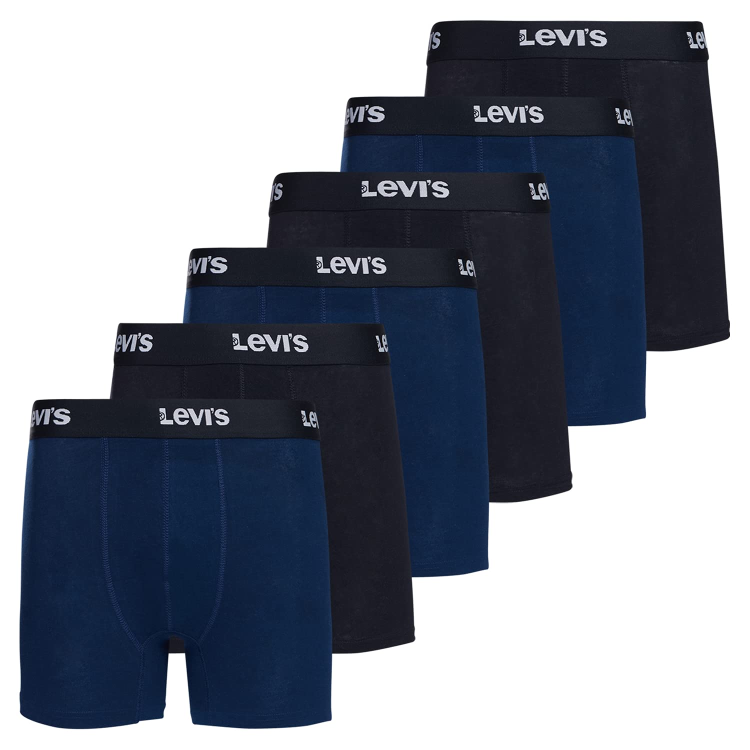 Levi's Mens Boxer Briefs Breathable Cotton Underwear for Men Pack of 6