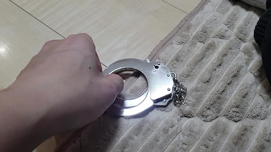 金属製手錠 鍵付き シルバー仕上げ H011-22 面付シリンダー錠 CL13 (引出用) 同番 | Kojima Metal