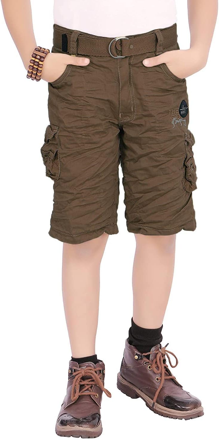 ADBUCKS Boy's Regular Fit Cargo Shorts