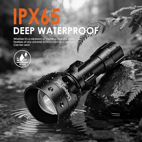 Miniatura 5 de UniqueFire 1503 850nm IR Iluminador Linterna Luces para Visión Nocturna Lente 50MM Zoom Foco Infrarrojo con 3 Modos Memoria IR Linterna Coyote Pesca