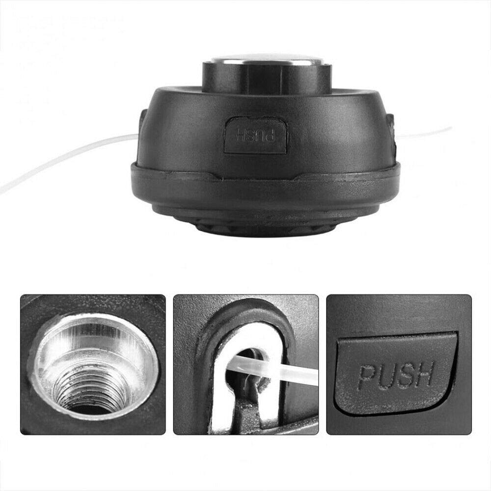 Go Trimmer Head, testina di ricambio universale per decespugliatore a urto e bobina di spola/2 pezzi