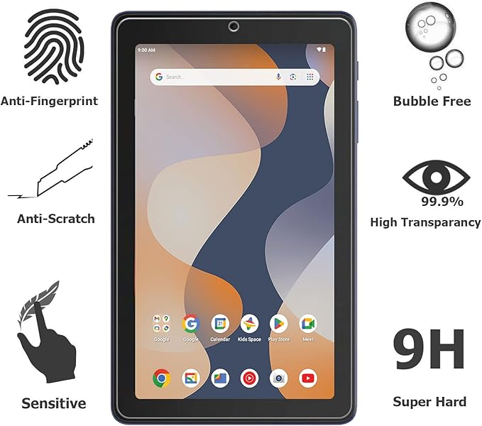 Pack de 2 Protectores de Pantalla de Vidrio Templado 9H para onn. 7 Pulgadas 2024 miniatura 2