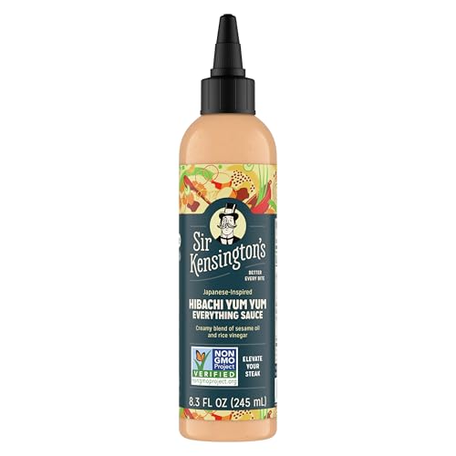 Sir Kensington's Everything Sauce Hibachi Yum Yum Sauce for Dressing Dipping & Drizzling Non-GMO Certified Humane Keto Gluten Free Kosher & Dairy Free 8.3 oz