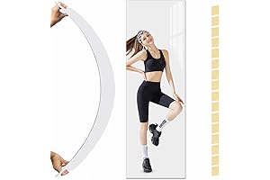 Lagre Size Acrylic Wall Mirror: Full Length Door Mirror with Explosion-Proof shatterproof...